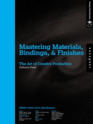 cover image of Mastering Materials, Bindings, and Finishes